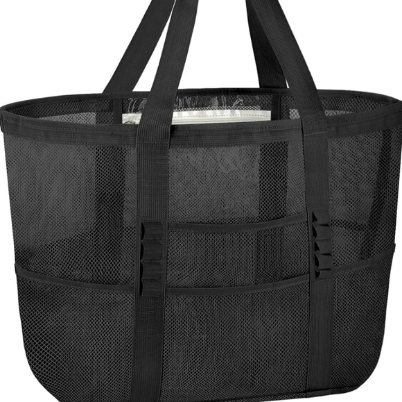 BELAINE Bags Large Beach Bag Pool Bags Mesh Beach Tote For Toys